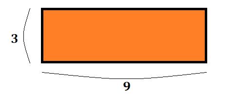 3×9の長方形の図